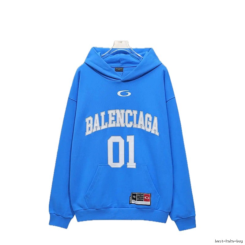 Balenciaga sporty blue sweatshirt