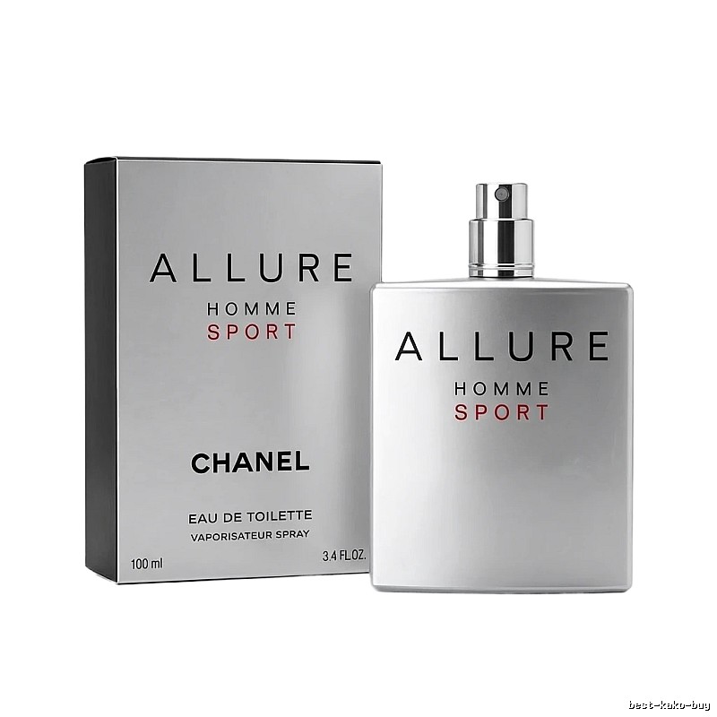 Chanel ALLURE series silver men's perfume