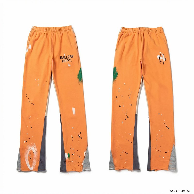 Gallery Dept Graffiti Style Orange Trousers