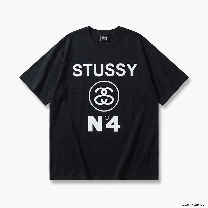 Stussy classic style black T-shirt