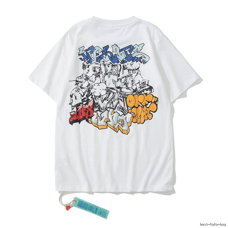 2061-23 White Style 6123 Anime Graphic T-Shirt Daily Styling