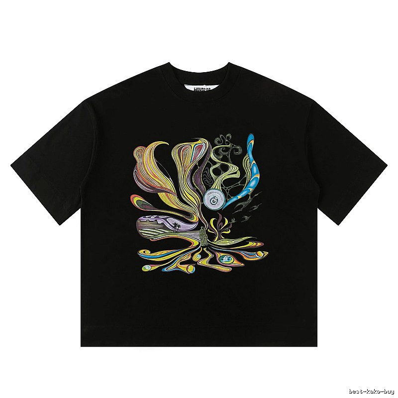 Abstract-style Black T-shirt of House of Errors