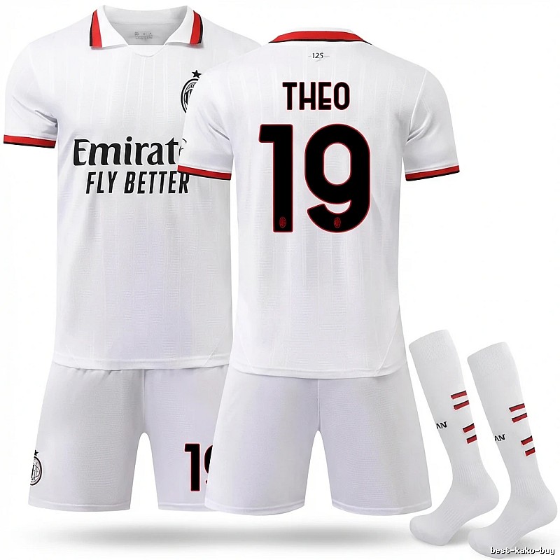AC Milan Theo series sporty white jersey