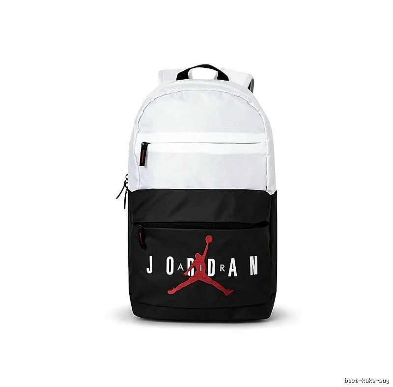 AIR JORDAN Black and White Sports Backpack