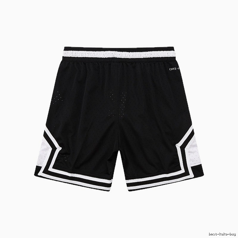 AJ Sporty Black and White Shorts