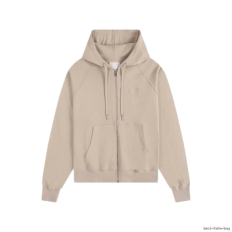 AMI Extremely Complex Style Beige Hoodie
