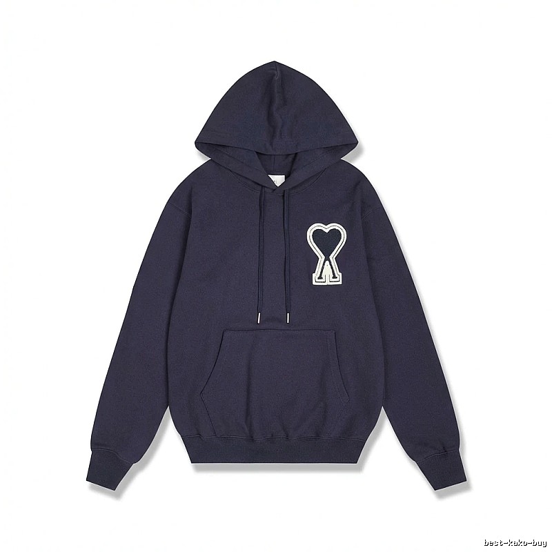 AMI Heart Pattern Hoodie