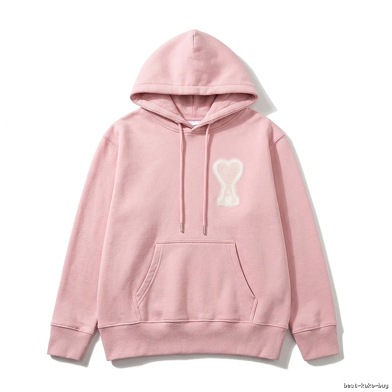 AMI Love Pink Hoodie