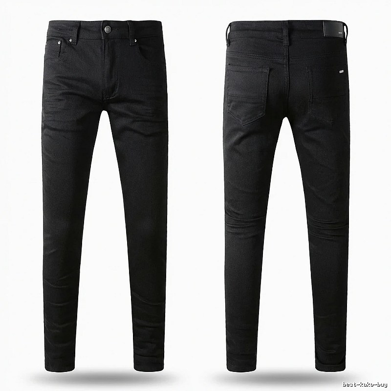 AMI Love Series Trendy and Cool Style Black Jeans