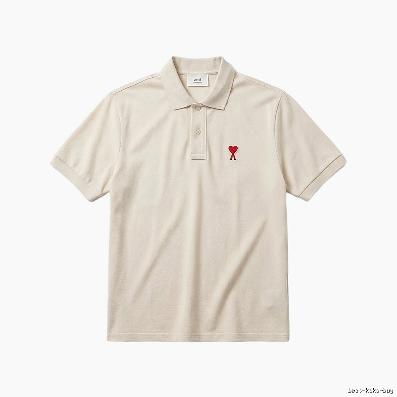 Ami Love Simple Style Polo Shirt