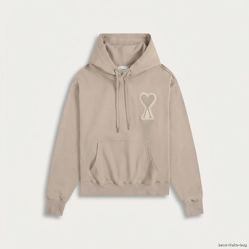 AMI Love Trend Brand Beige Sweatshirt