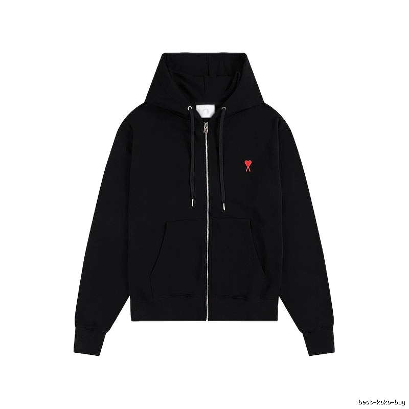 AMI Love Trend Brand Black Hoodie