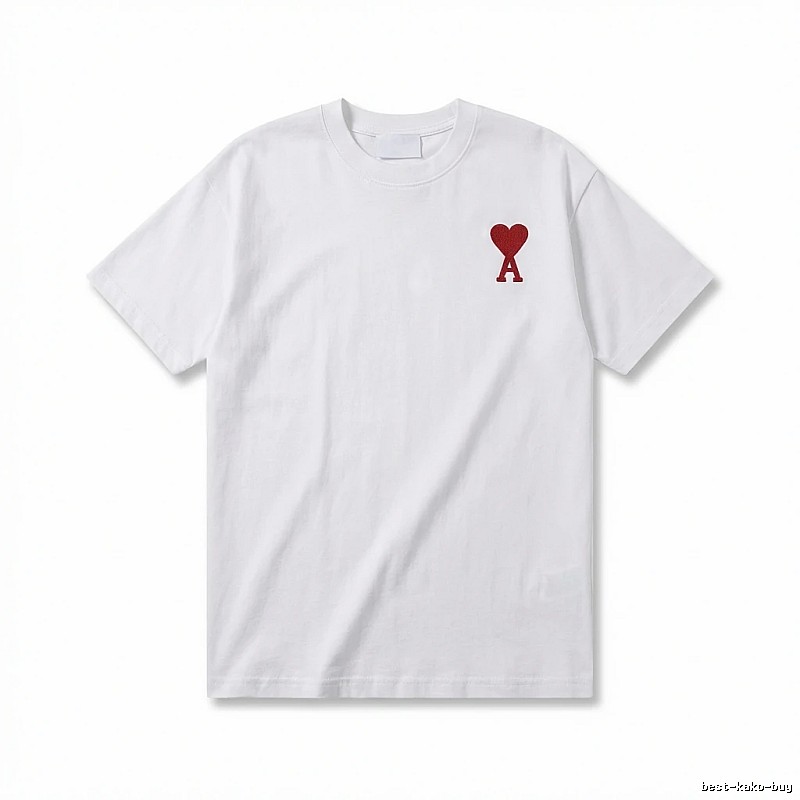 AMI minimalist style white T-shirt