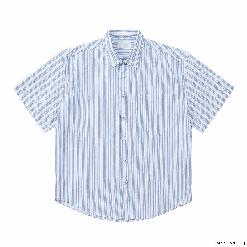 AMI Stripe Minimalist Style Shirt