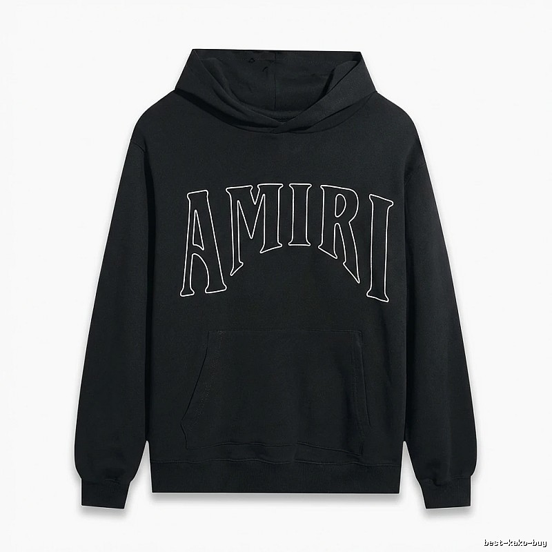 AMIRI Alphabet Style Black Sweatshirt