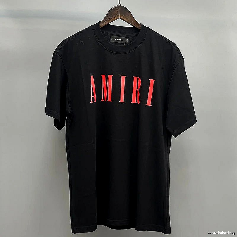 Amiri Black Red Records Graphic T-Shirt Travel Pack