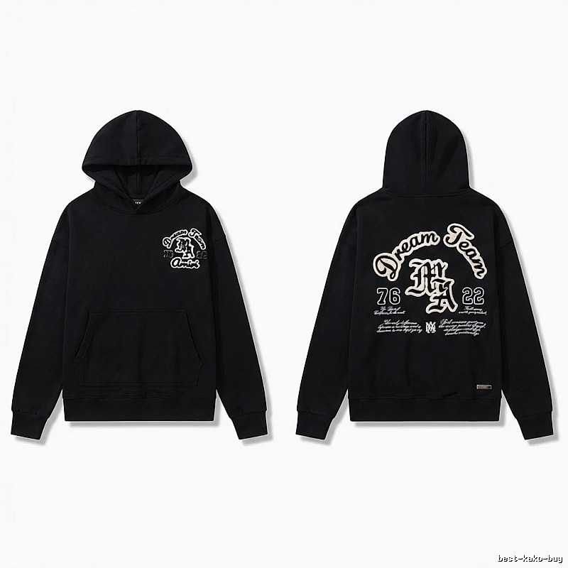 AMIRI Black Retro Hoodie