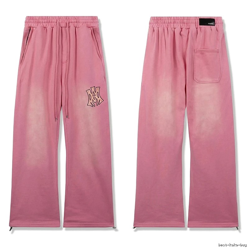 AMIRI casual style pink long trousers