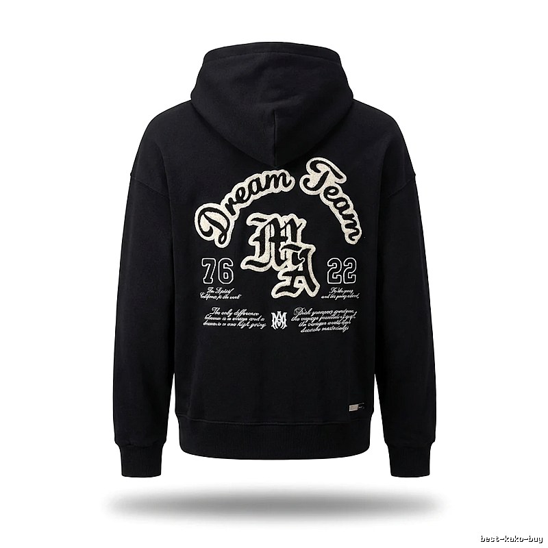 AMIRI Dream Team retro-style black sweatshirt