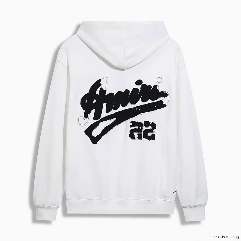 AMIRI Graffiti Style White Sweatshirt