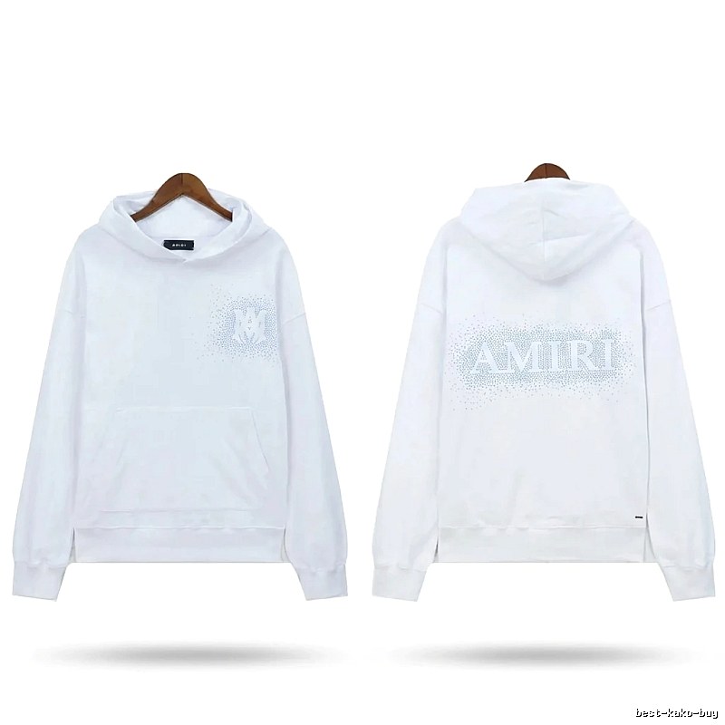 AMIRI Hot Drill Trend Brand White Sweatshirt