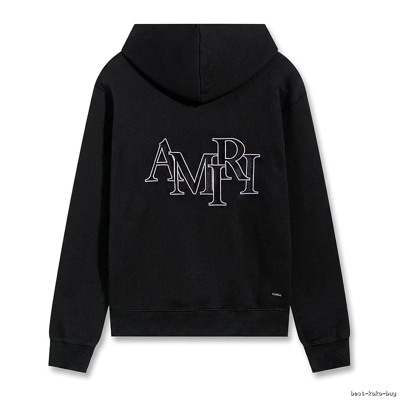 AMIRI letter-style black sweatshirt