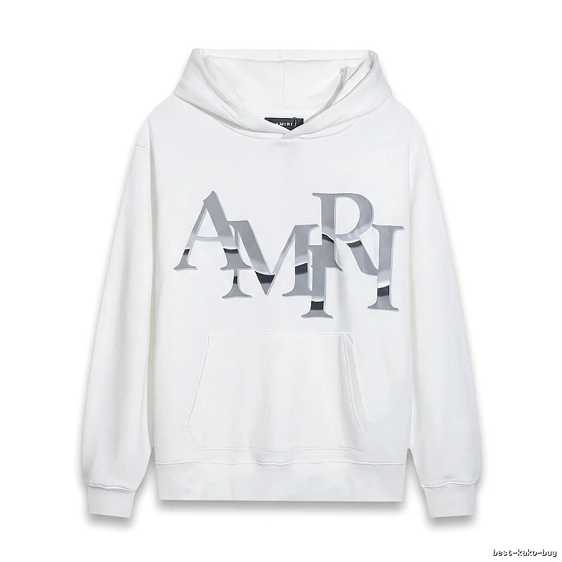 AMIRI Letter Style White Sweatshirt