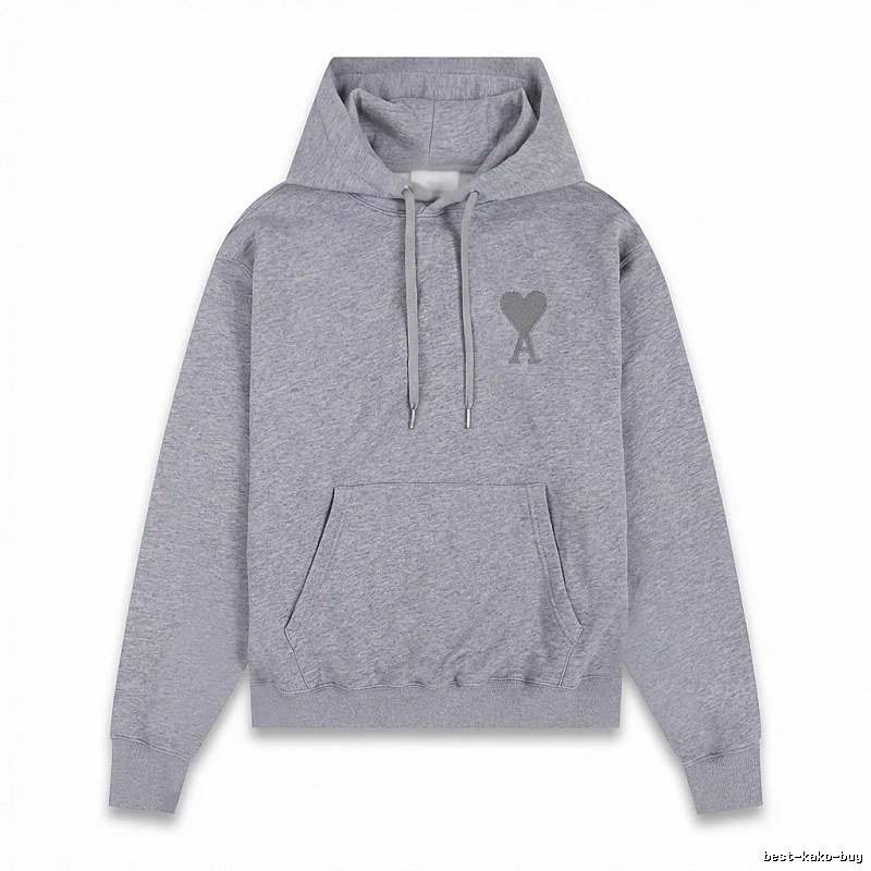 AMIRI Love Collection Grey Hoodie