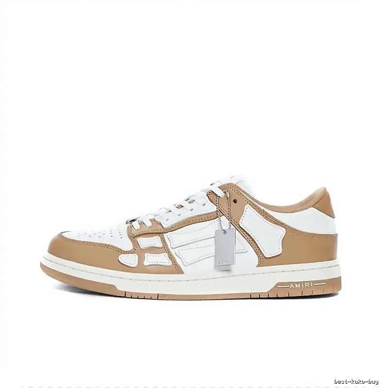 AMIRI retro brown and white sneakers