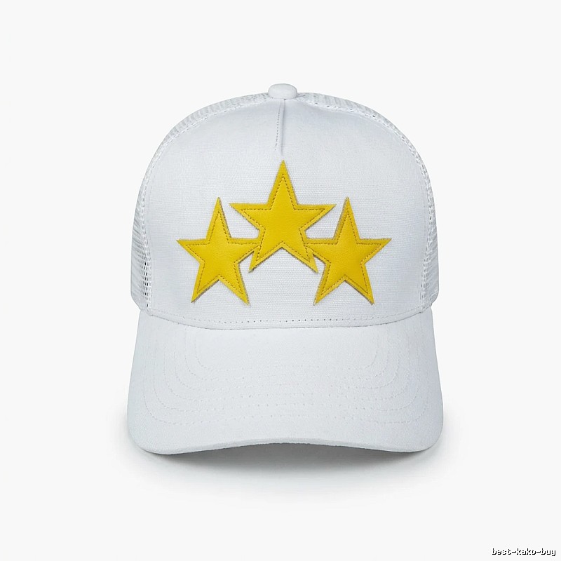 AMIRI Starry Trendy Cool Style White Hat