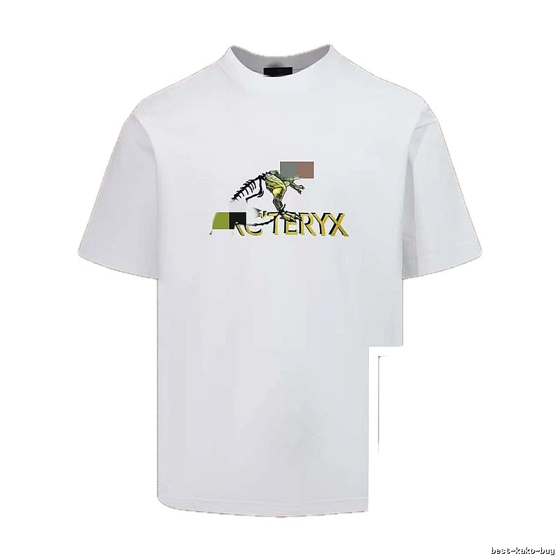 Arc'teryx Dinosaur Print Casual Style White T-Shirt
