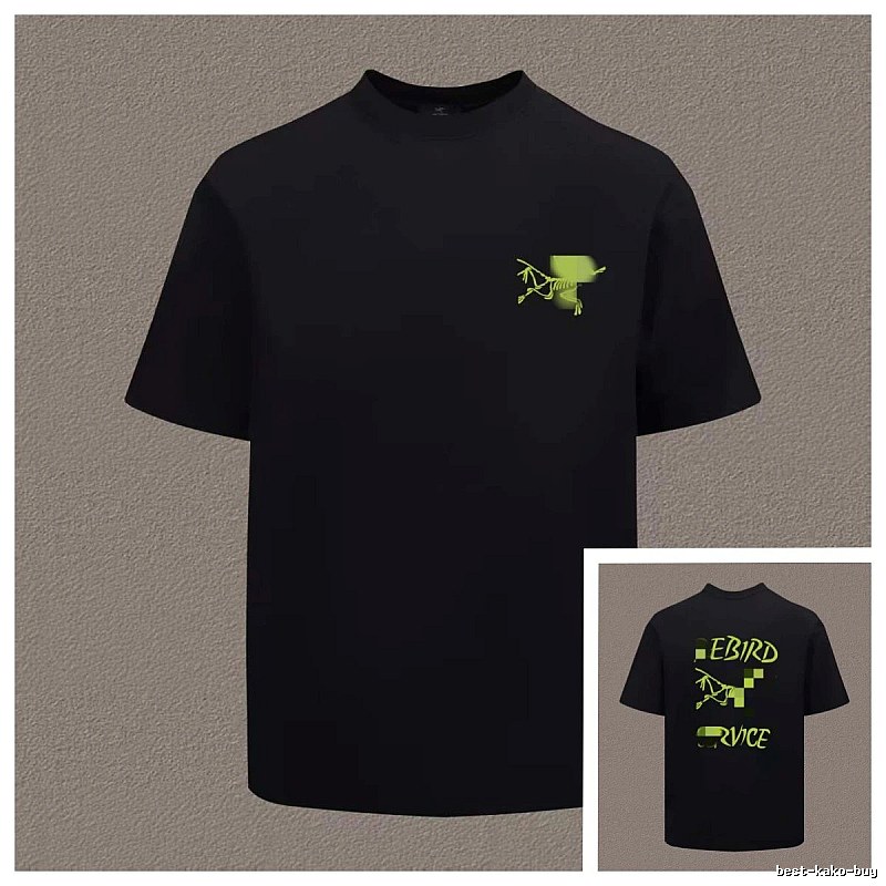 Arc'teryx Printed Techwear Style Black T-Shirt