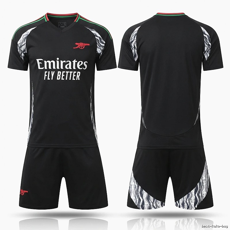 Arsenal retro-style black jersey