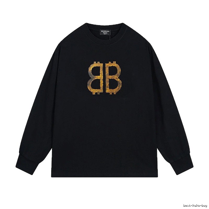 Balenciaga BB Print Black Sweatshirt