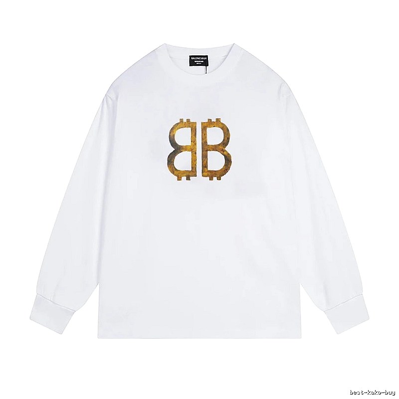 Balenciaga BB Print White T-shirt
