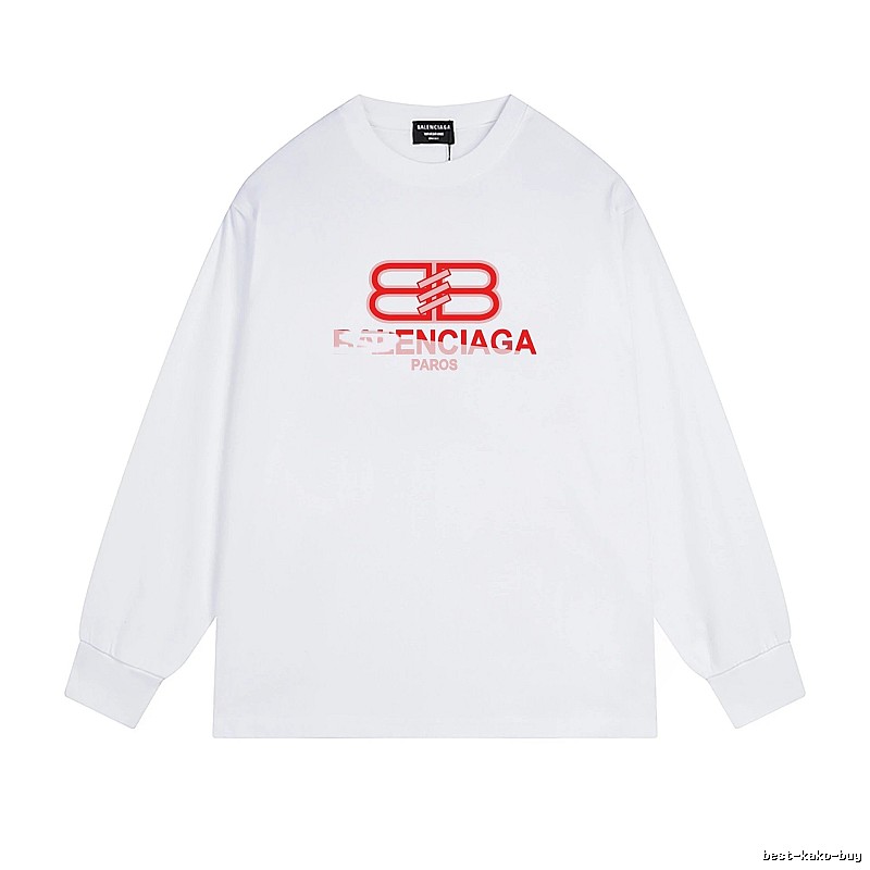 Balenciaga BB Print White T-shirt