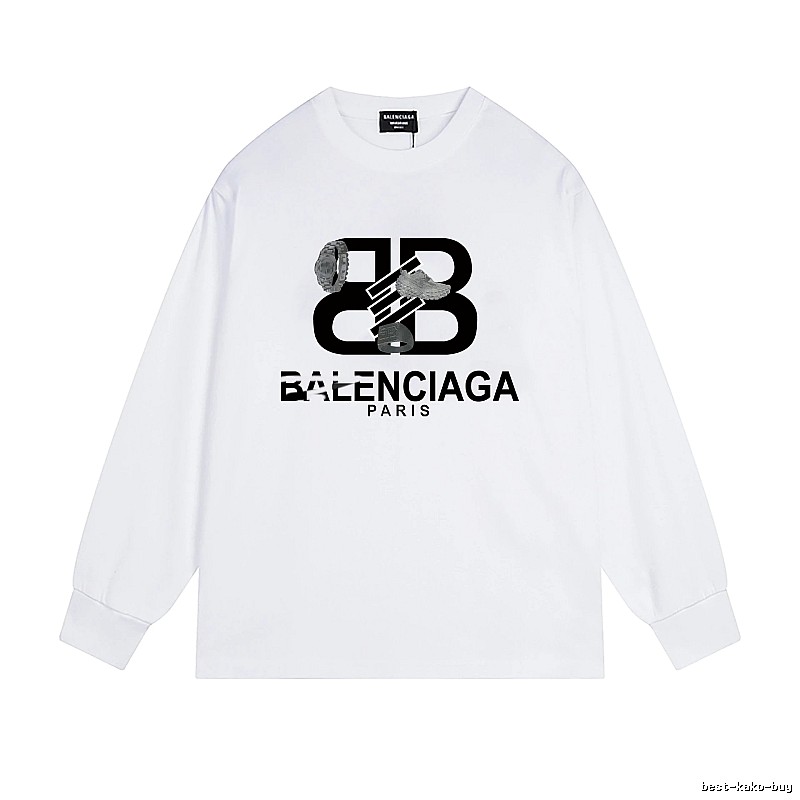 Balenciaga BB Series Simple White T-shirt