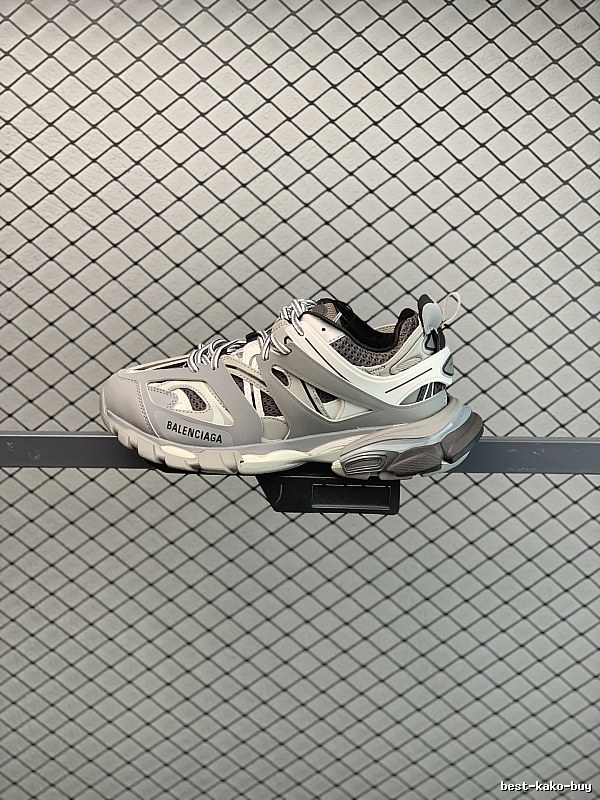 Balenciaga Beige and Black Chunky Runners Featuring Athletic Paneling