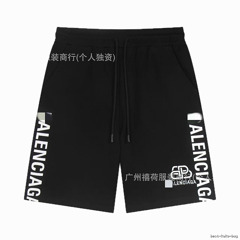 Balenciaga casual style black shorts
