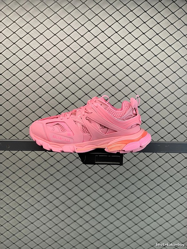 Balenciaga Chunky Runners in Bright Pink with Oversized Sole