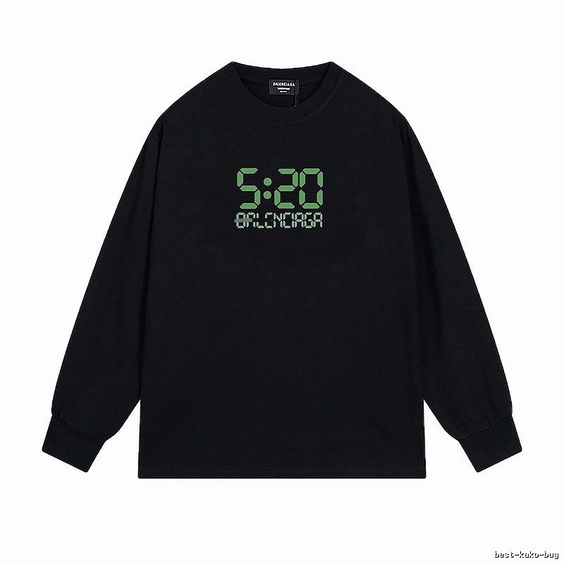 Balenciaga digital style black sweatshirt