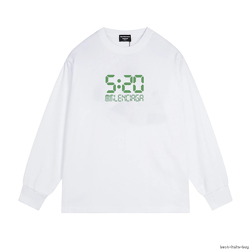 Balenciaga digital-style white T-shirt