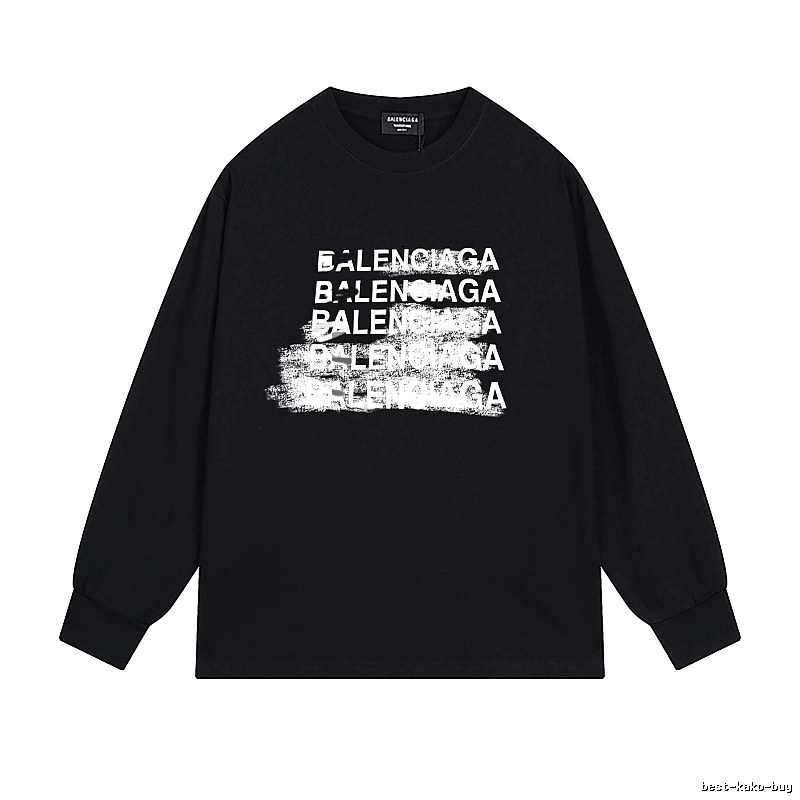 Balenciaga graffiti-style black T-shirt
