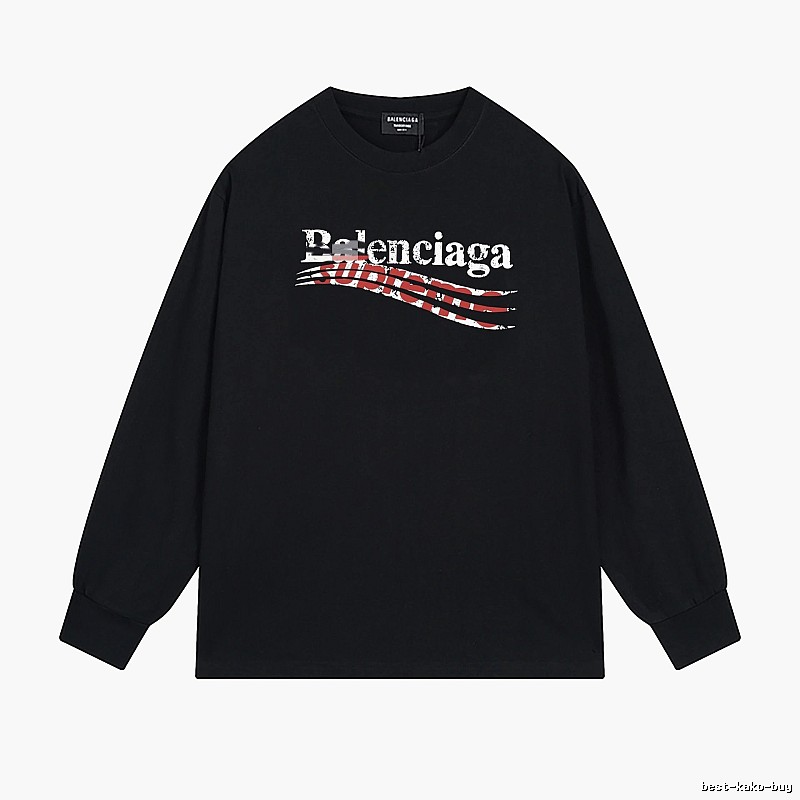 Balenciaga graffiti-style black T-shirt