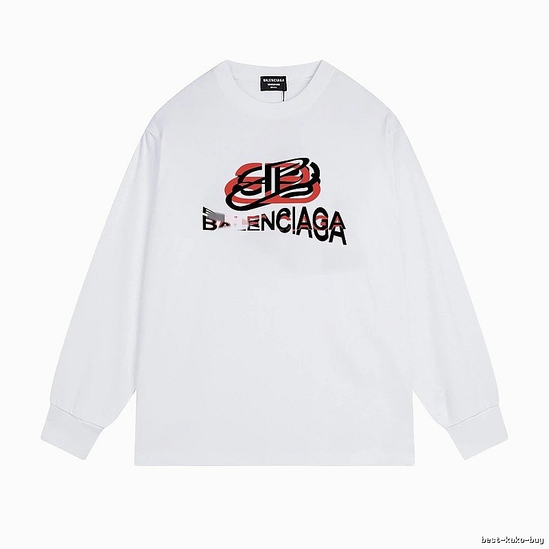 Balenciaga letter white sweatshirt
