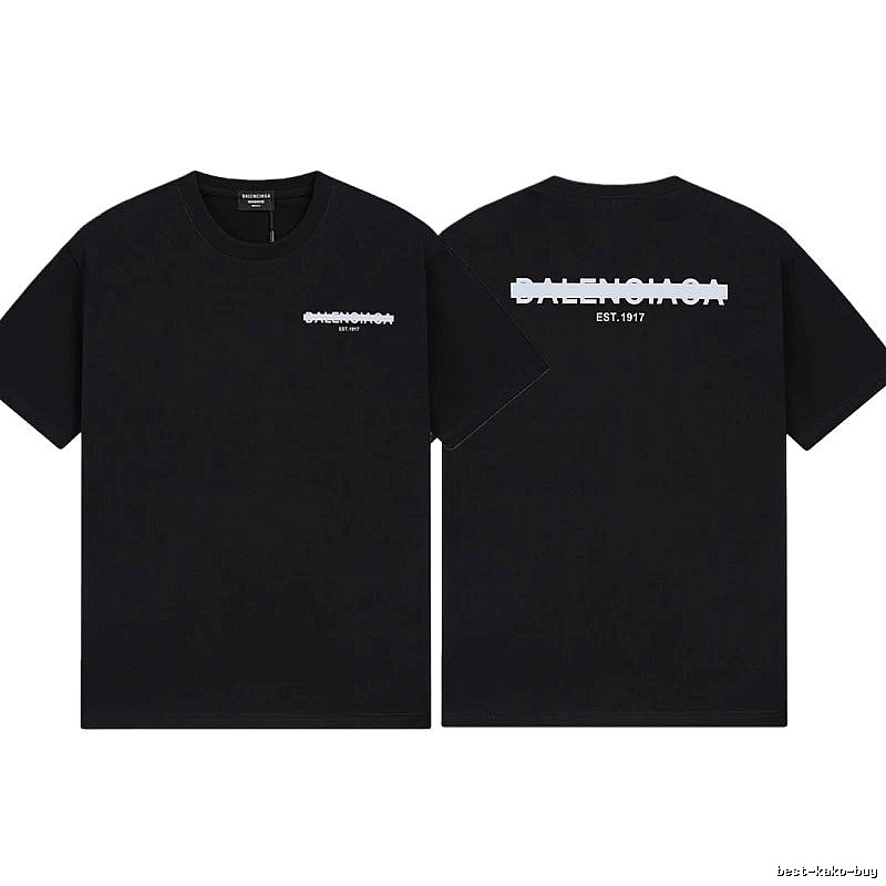 Balenciaga LOGO Printed Street Style Black T-shirt