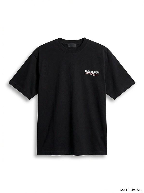 Balenciaga minimalist style black T-shirt