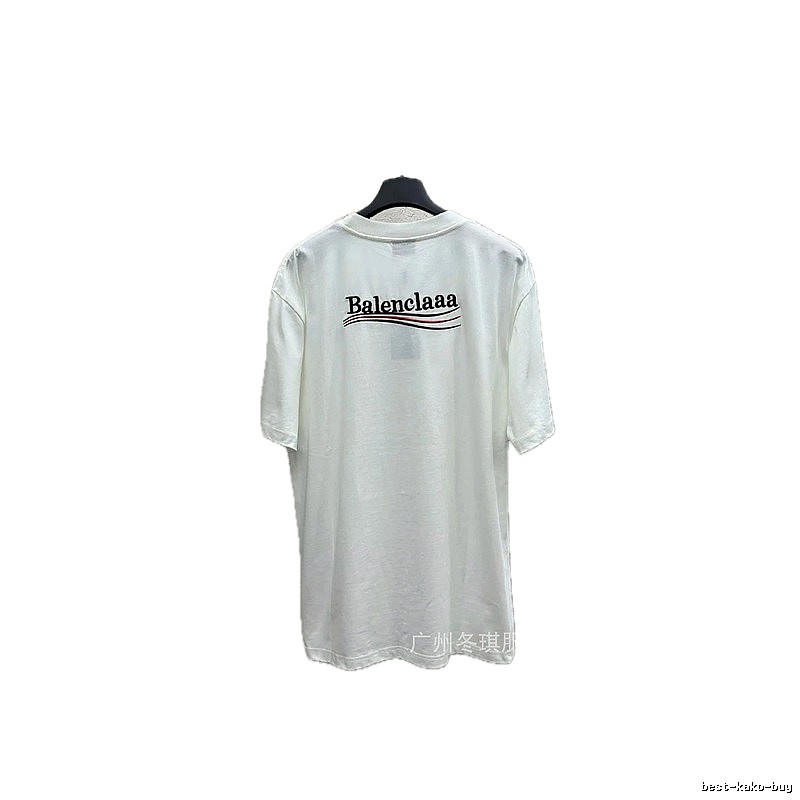Balenciaga minimalist style white T-shirt