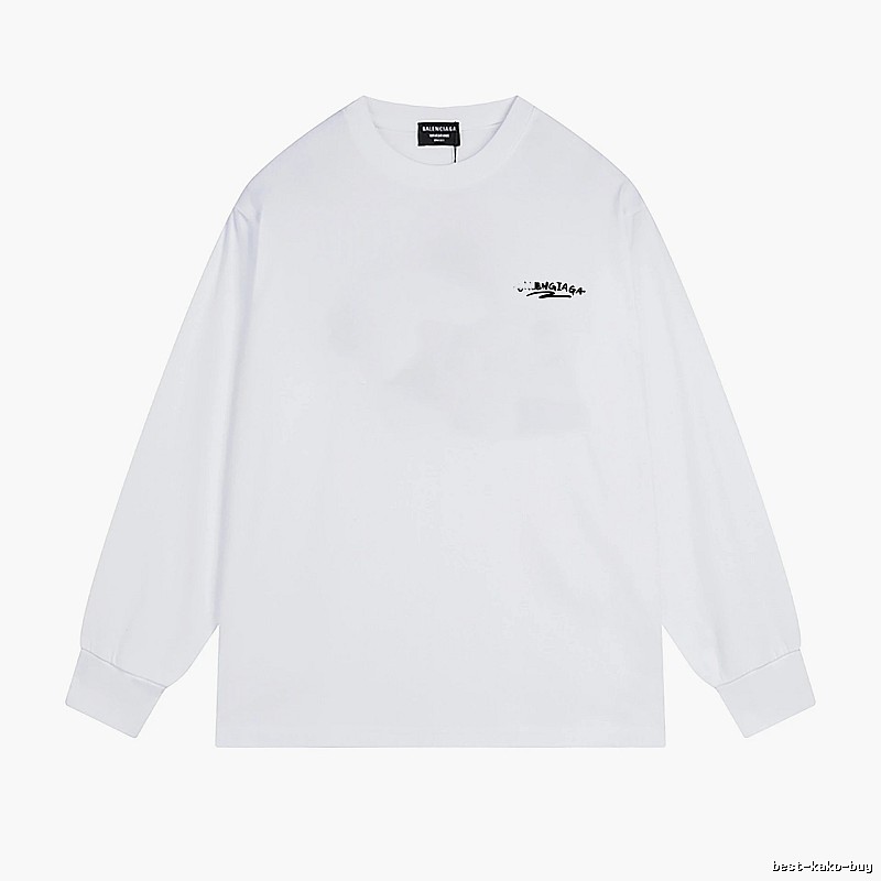 Balenciaga minimalist style white T-shirt
