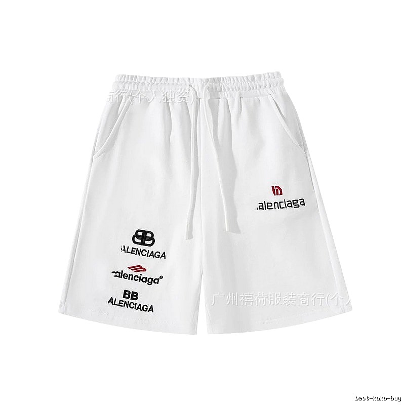 Balenciaga trendy white shorts